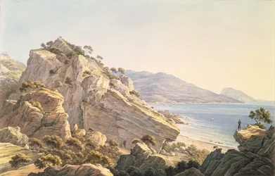 View of the Crimean coast near Oreanda, 1834